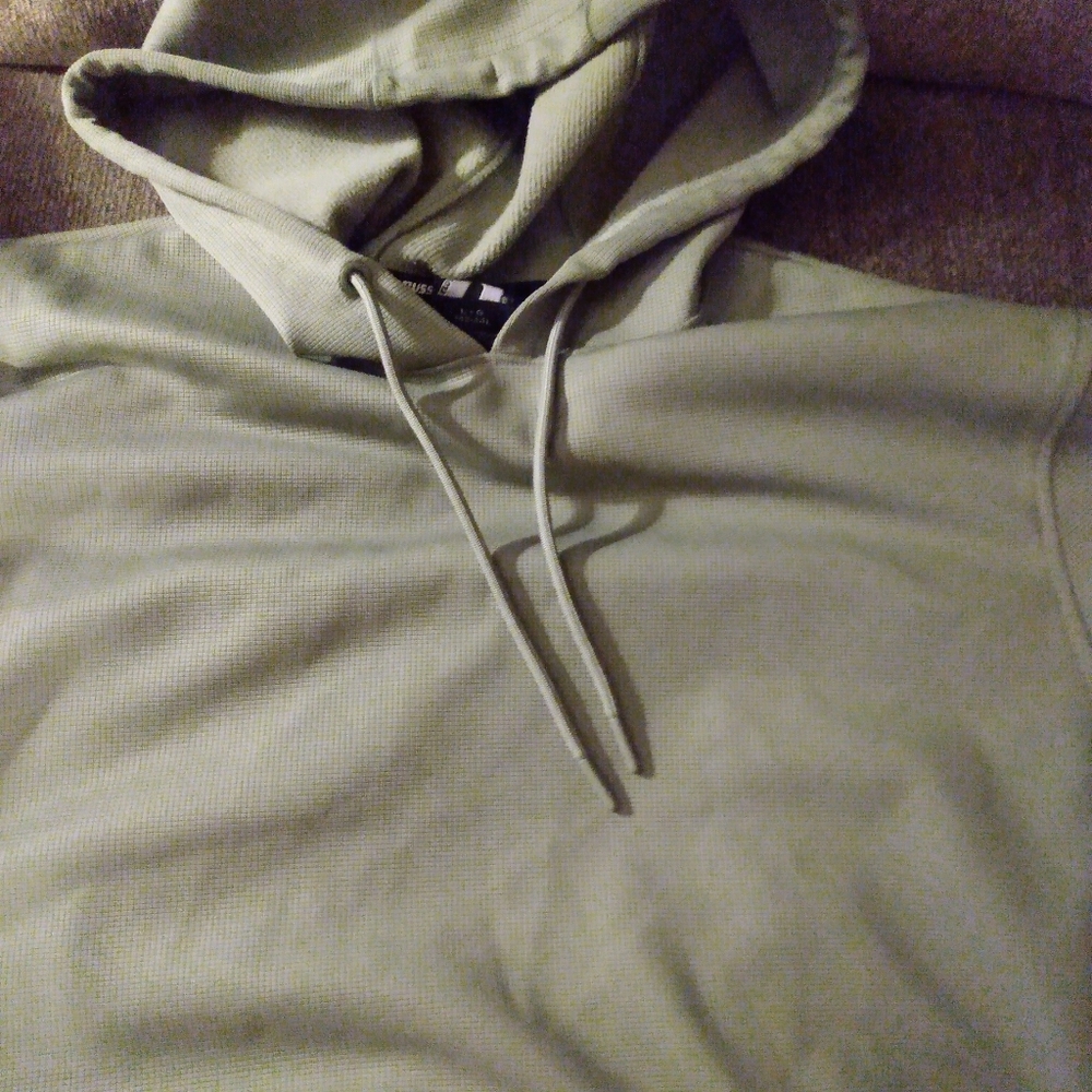 Green hoodie